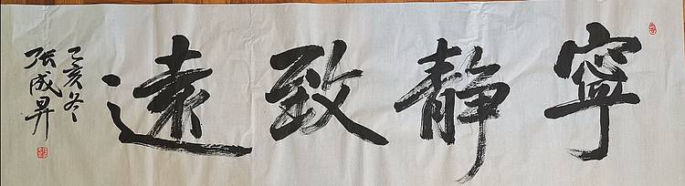张成生  军旅书法家  大校书法行书精品