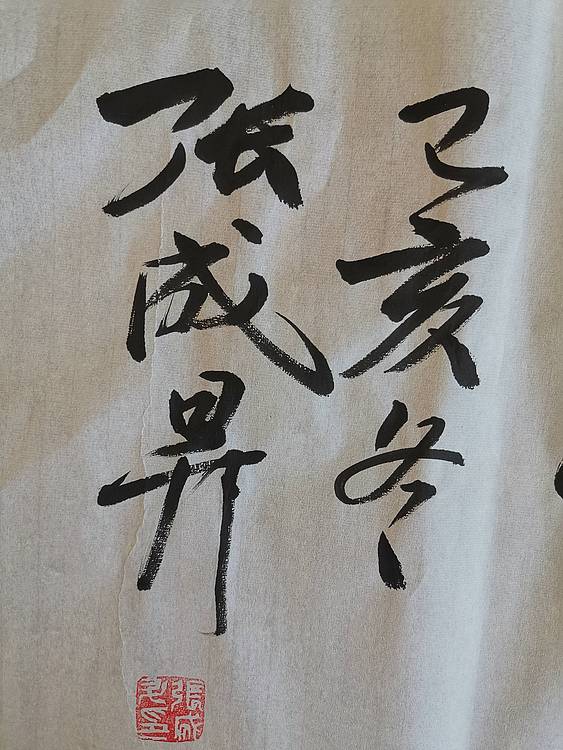 张成生  军旅书法家  大校书法行书精品