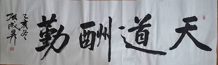 张成生  军旅书法家  大校书法行书精品