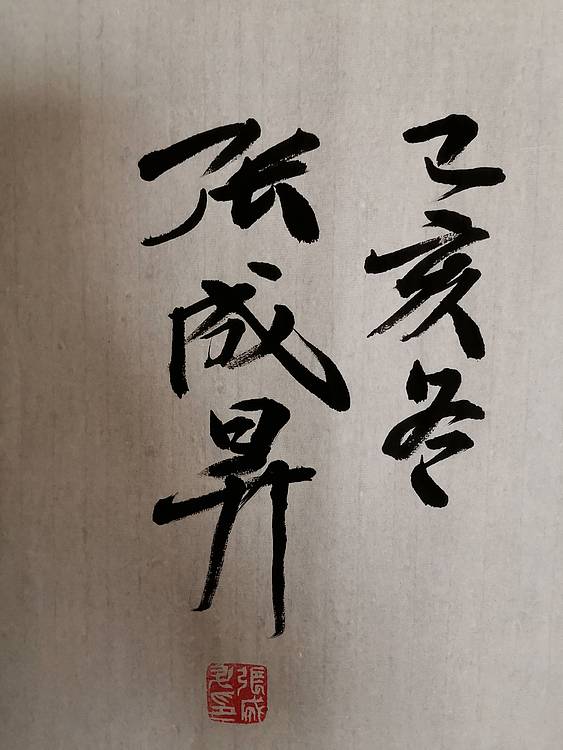 张成生  军旅书法家  大校书法行书精品