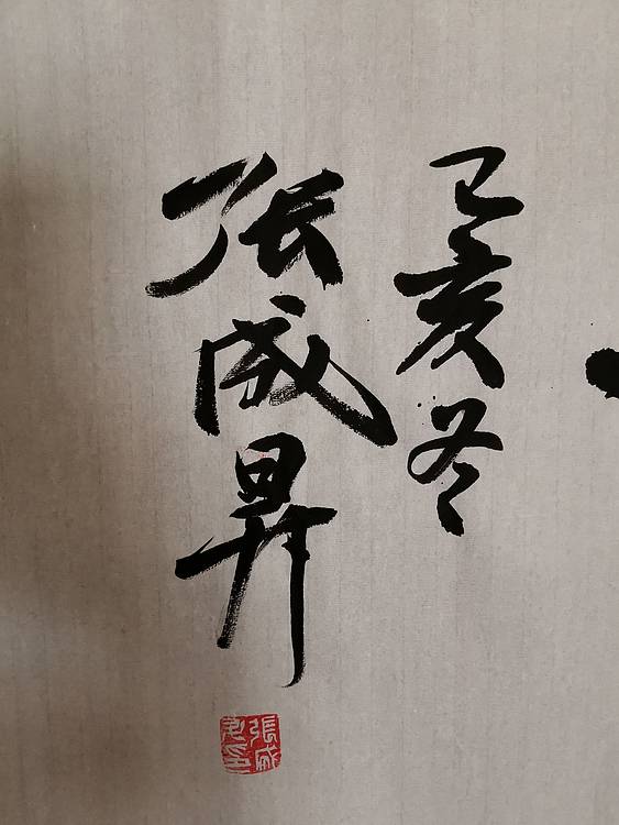 张成生  军旅书法家  大校书法行书精品