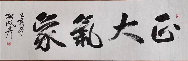 张成生  军旅书法家  大校书法行书精品