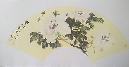 «国色天香»著名画家李玉军，山东省美术家协会会员