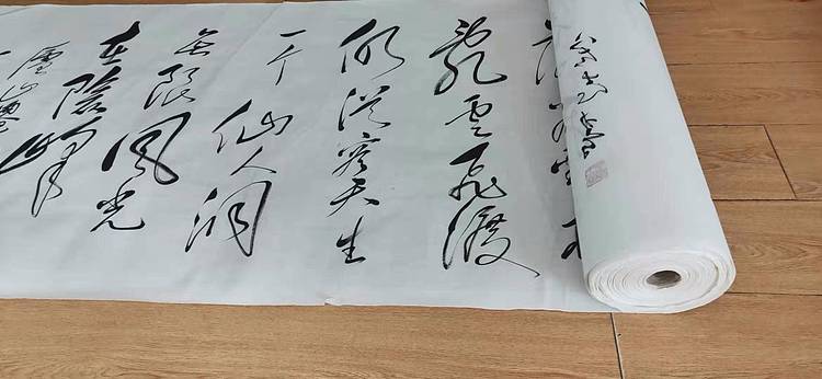 河南美术家协会会员  王宏志  毛泽东长卷