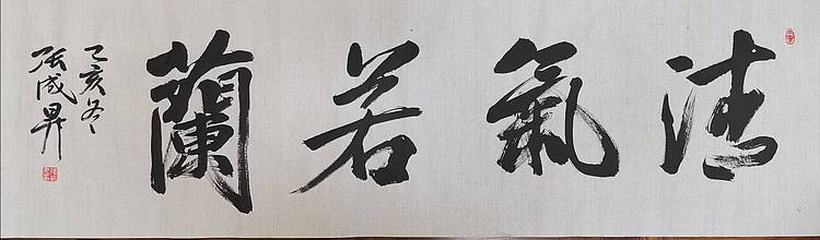 张成生  军旅书法家  大校书法行书精品