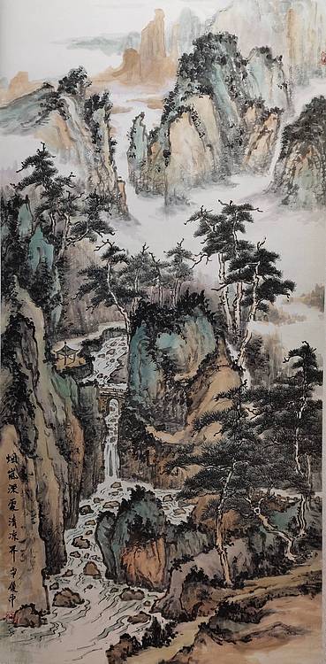烟岚深处清凉界