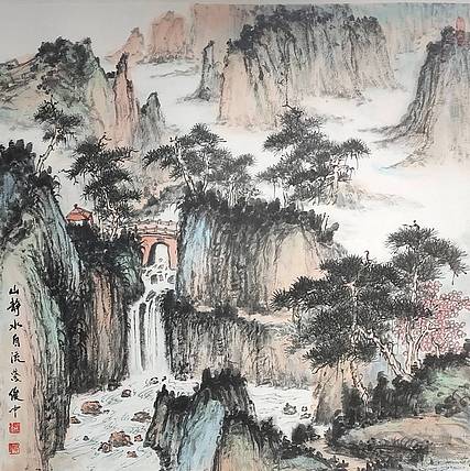山静水自流