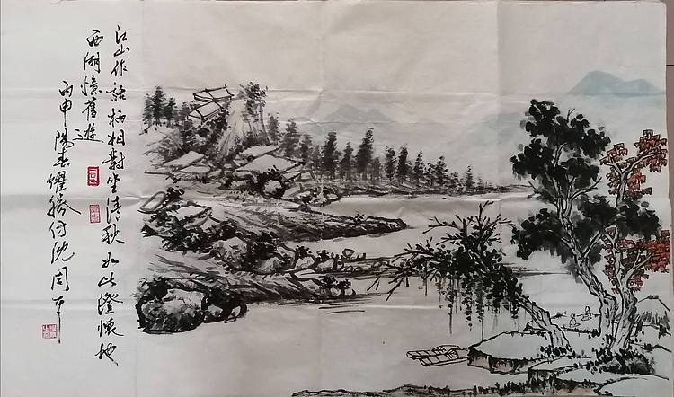 省美协宋要胜仿古山水