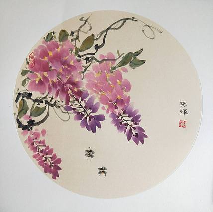 紫藤 省美协会员孙辉作品
