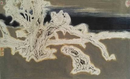 李海滨国画作品 « 邂逅 »