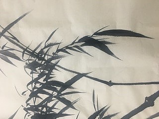 国家一级美术师刘亚东美协会员刘亚东，墨竹图一