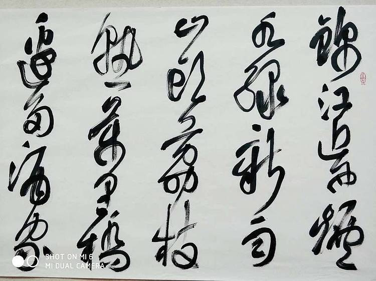中书协会员国家艺术基金书法创作人才张籍成都曲