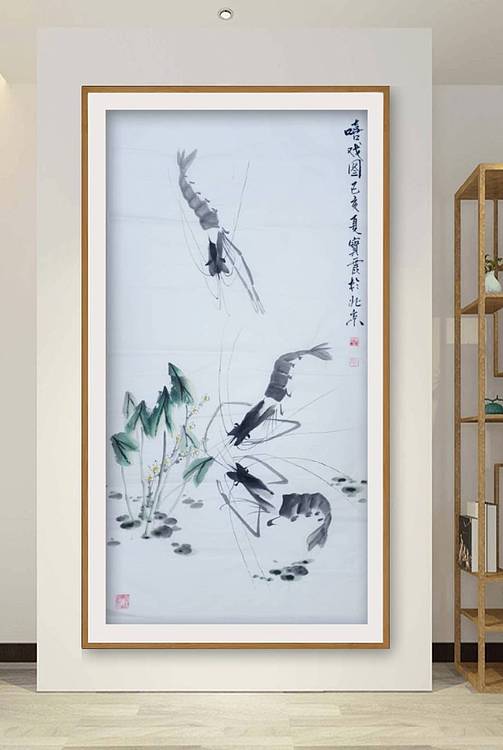 中国老年书画研究会会员 张宝霞 嘻戏图