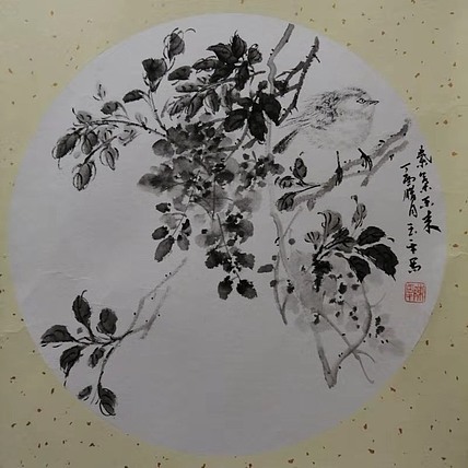 京师青年书画院副院长 陈玉平 花鸟作品