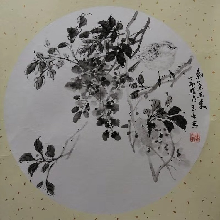 京师青年书画院副院长 陈玉平 花鸟作品