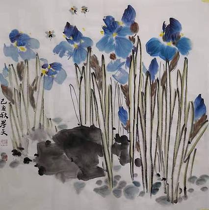 甘肃省美协会员 张举天《闹春》