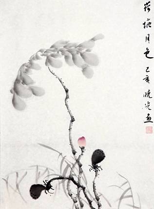 画家 马晓光 荷塘月色