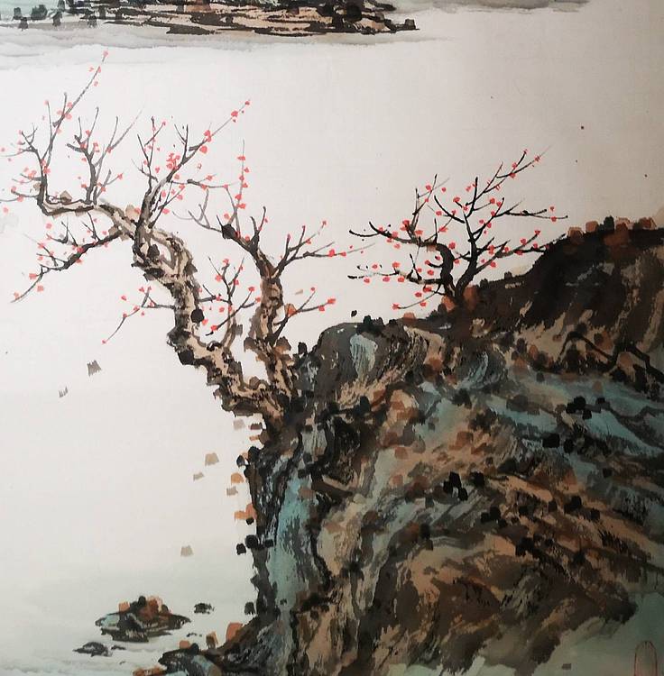 《松梅图》郭晋芬