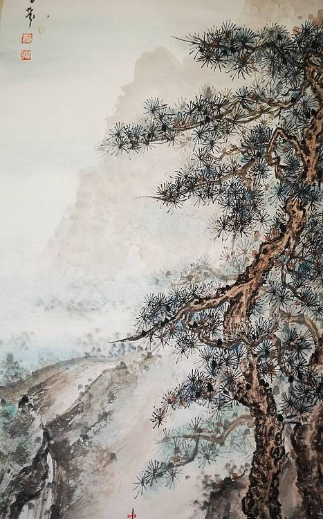 《松溪图》郭晋芬