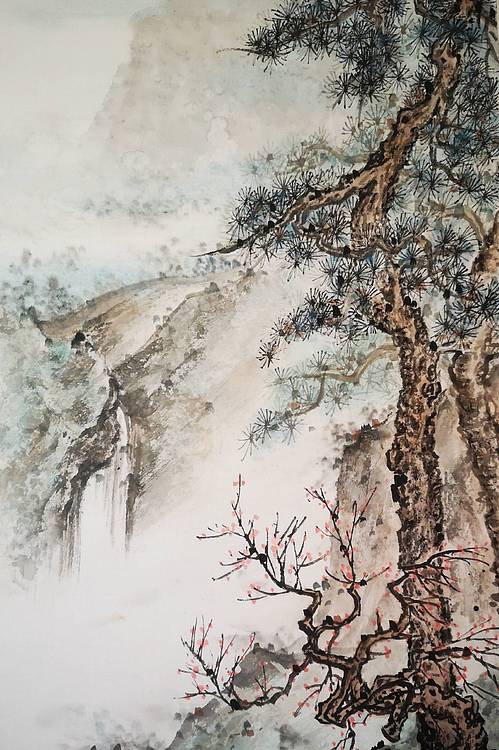 《松溪图》郭晋芬