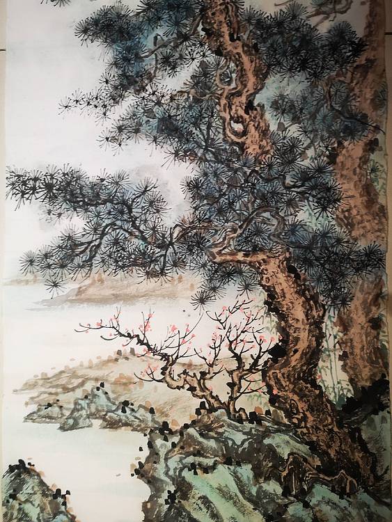 《松梅图》郭晋芬