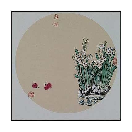 画家自销  水仙