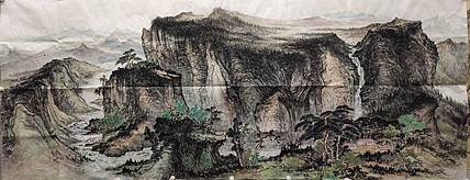 八尺整张山水
