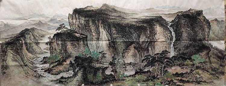 八尺整张山水