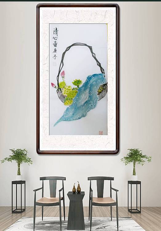 中国老年书画研究会会员 张宝霞 清心图