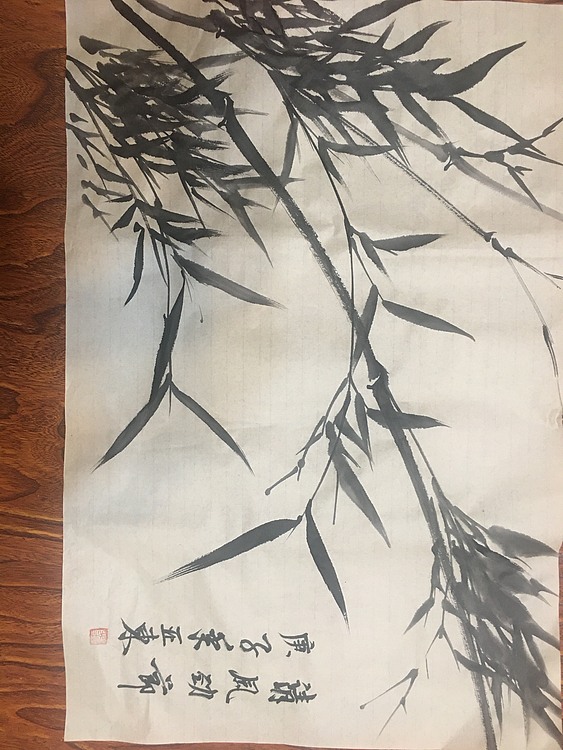 国家一级美术师刘亚东美协会员刘亚东墨竹图