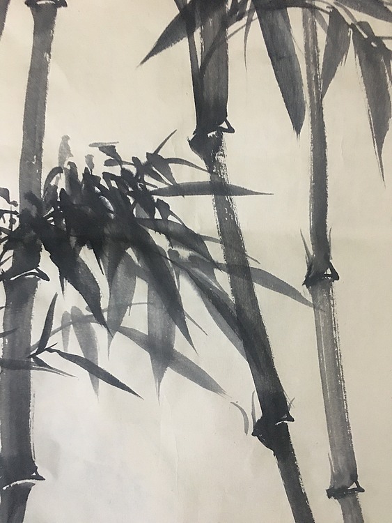 国家一级美术师刘亚东美协会员刘亚东墨竹图