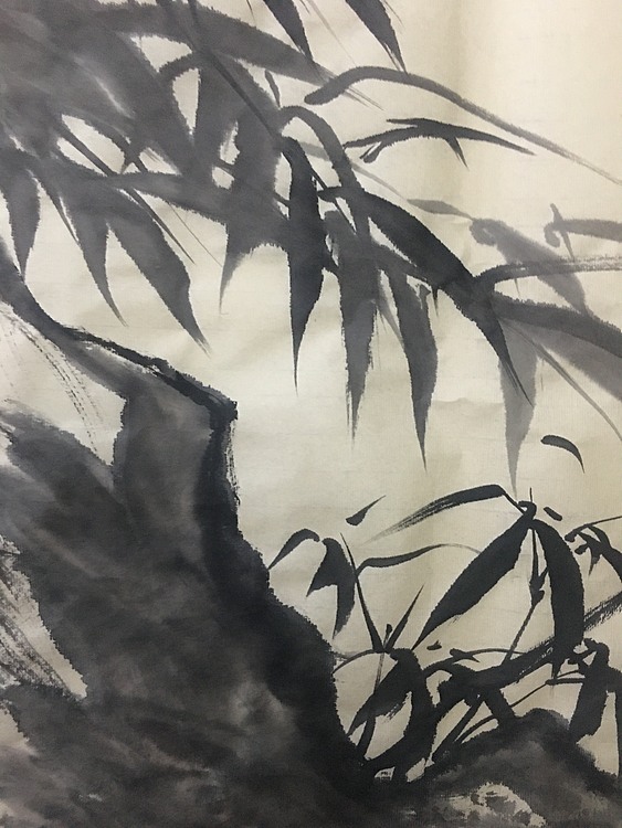 国家一级美术师刘亚东美协会员刘亚东墨竹图一