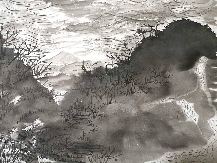 梦里墨山