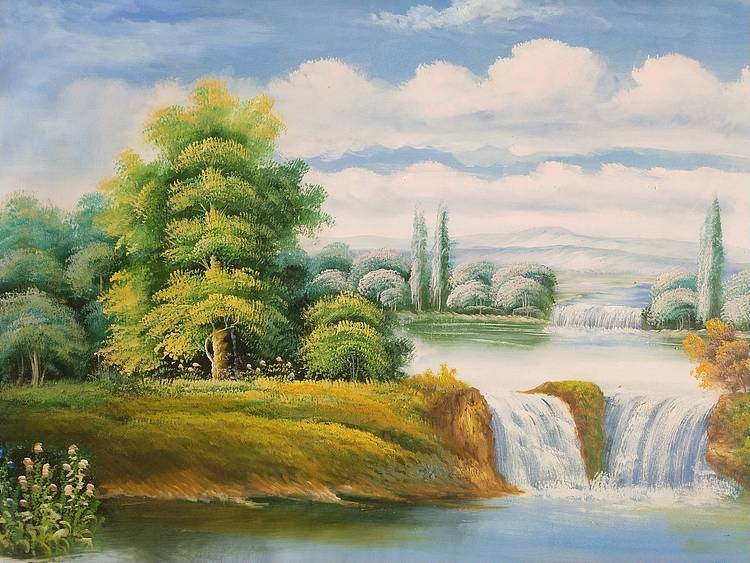 莆田市油画协会黄联合《风景怡然》