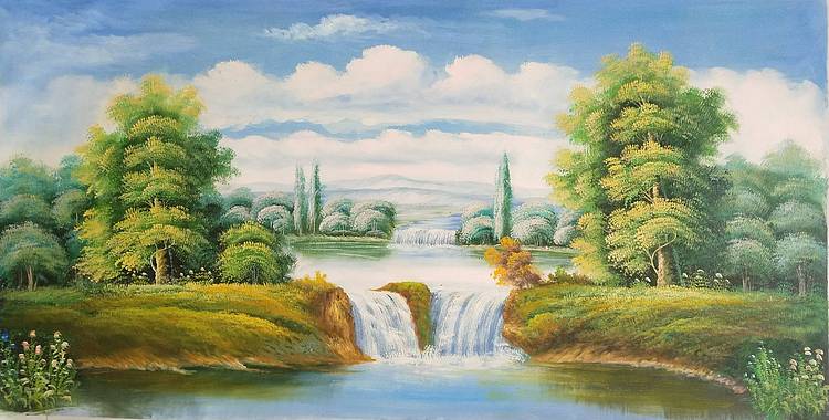 莆田市油画协会黄联合《风景怡然》