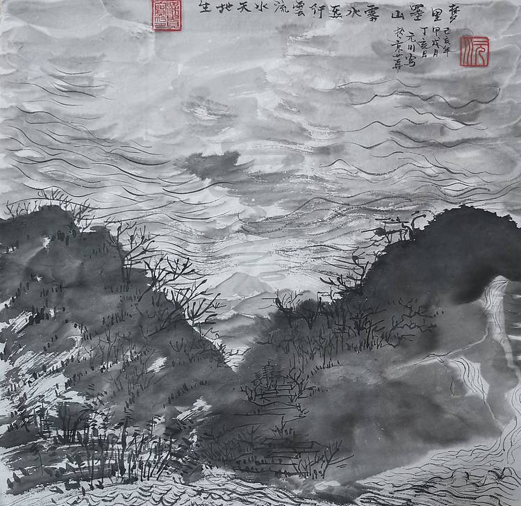 梦里墨山