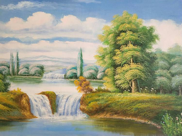 莆田市油画协会黄联合《风景怡然》