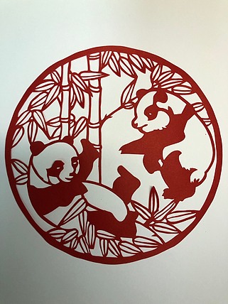 女子书院  张冬梅 手工剪纸
