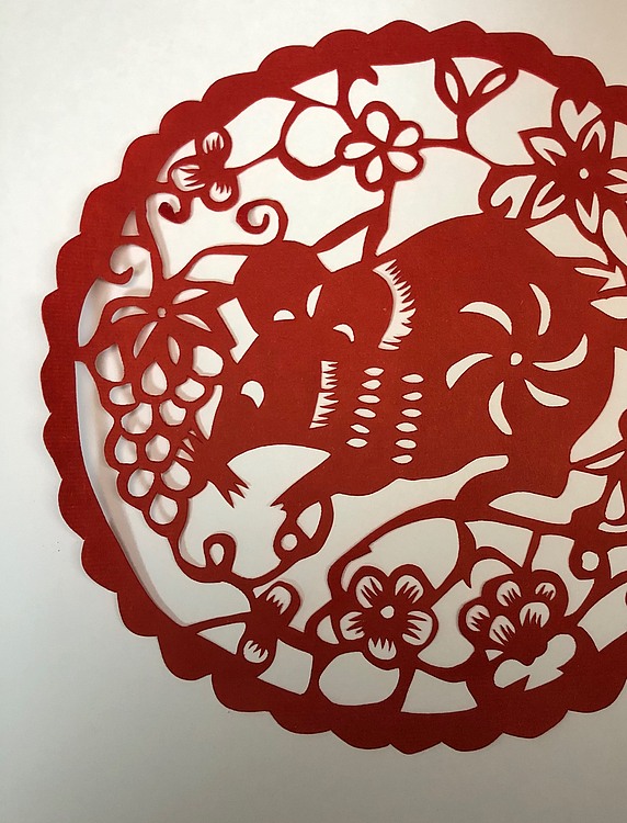 女子书院  张冬梅 手工剪纸