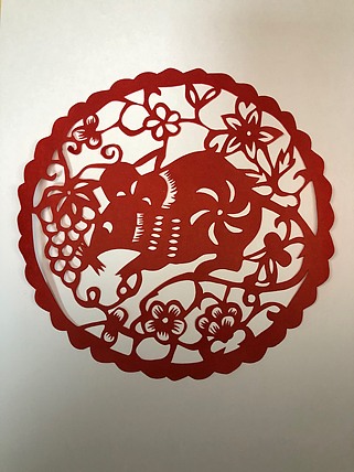 女子书院  张冬梅 手工剪纸