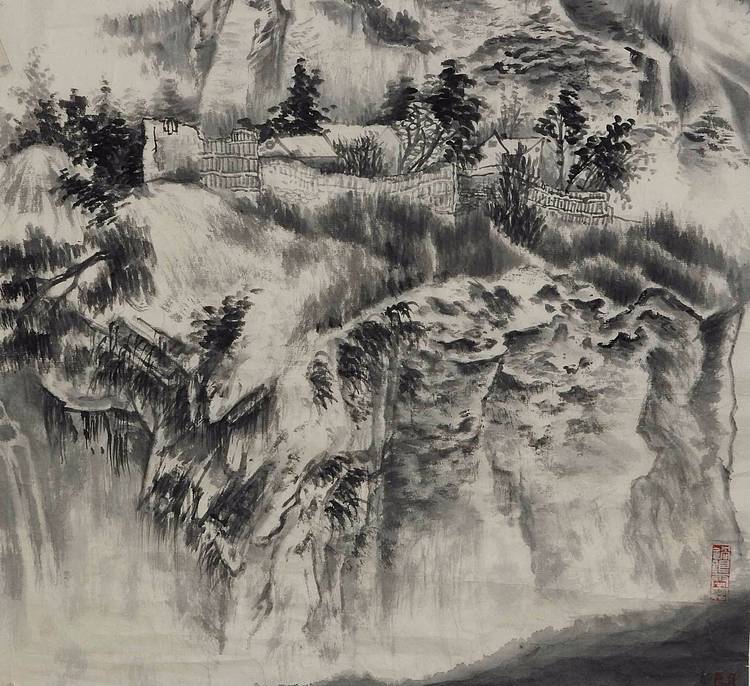 晨韵     梁玺写生精品