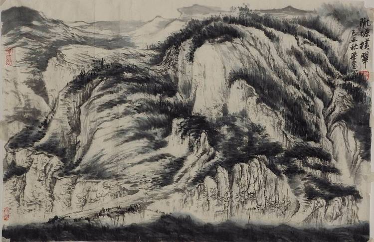 陇原横翠      梁玺写生精品