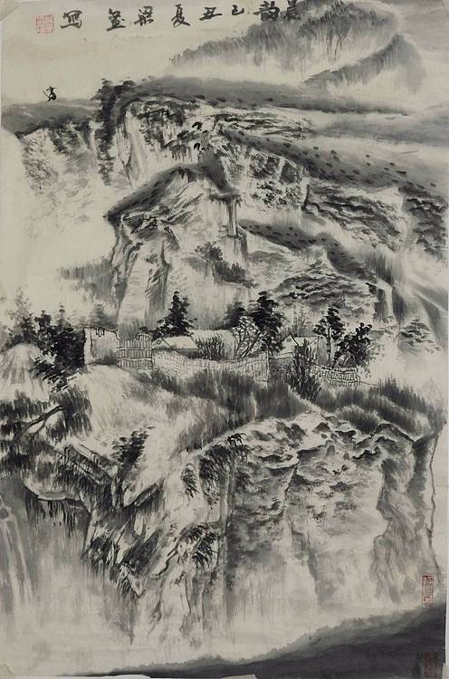 晨韵     梁玺写生精品