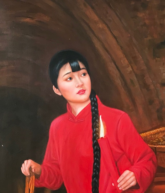 张嘉應手绘油画作品《希望》