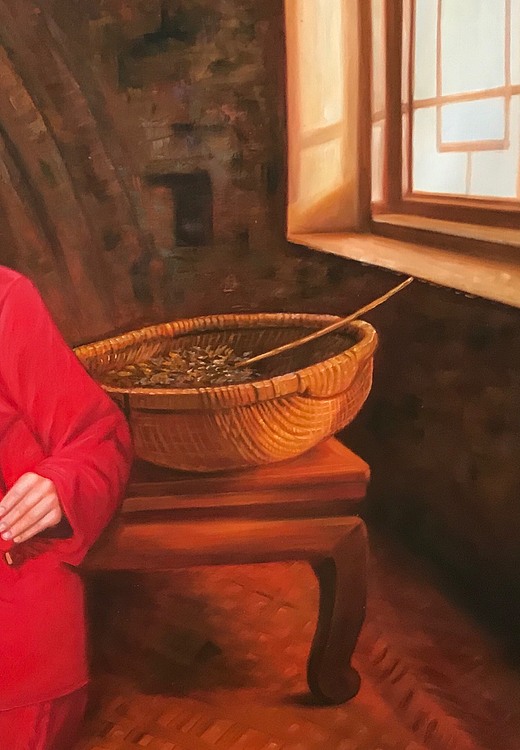 张嘉應手绘油画作品《希望》