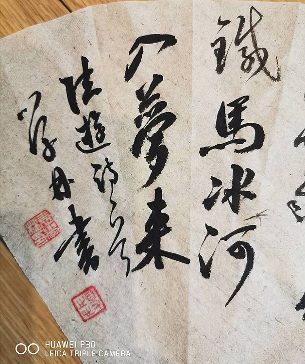 陆游诗词扇面书法作品！