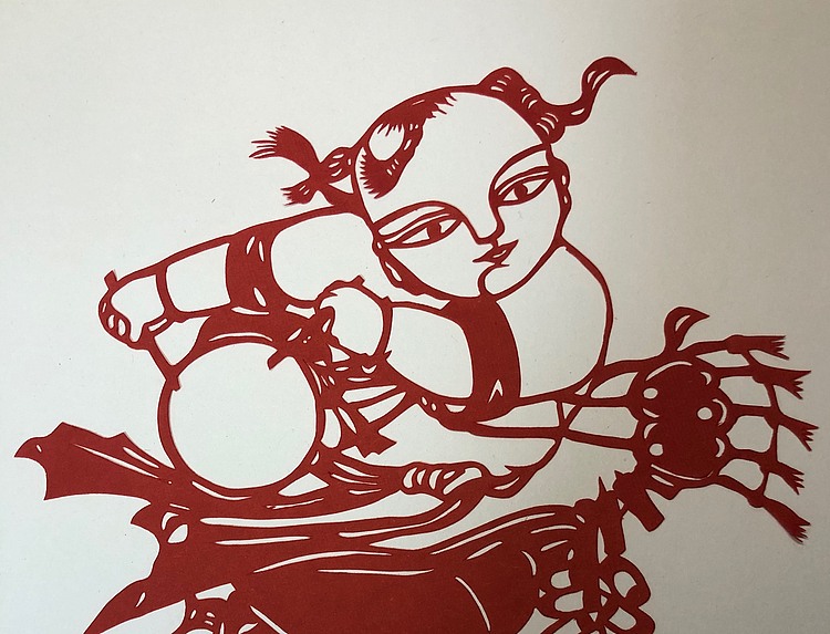 女子书院  张冬梅 手工剪纸