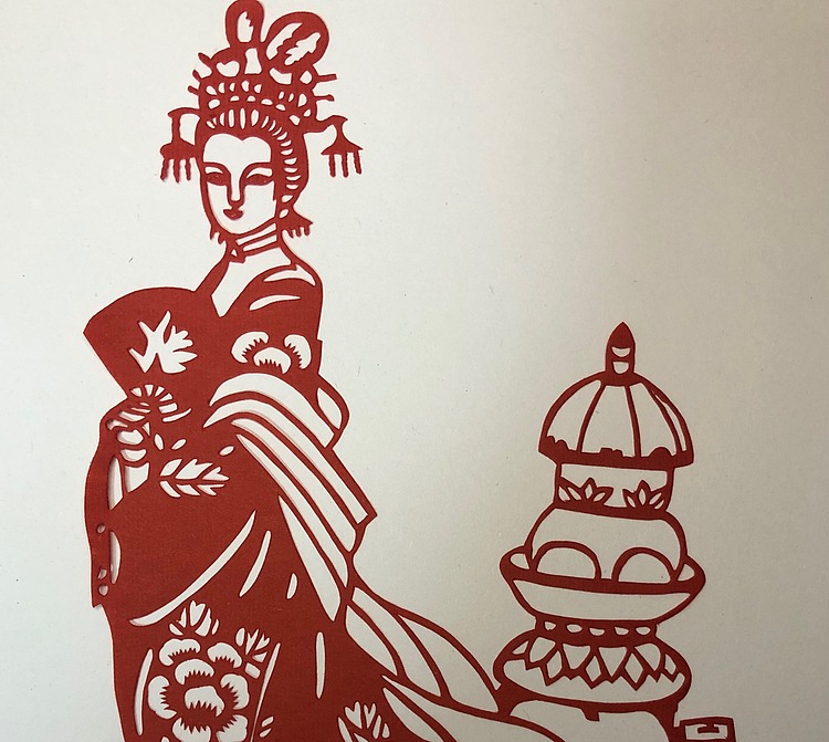 女子书院  张冬梅 手工剪纸