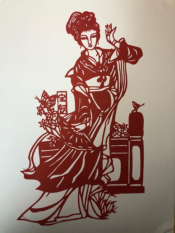 女子书院  张冬梅 手工剪纸