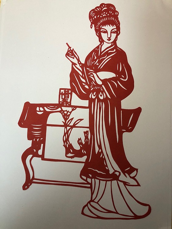 女子书院  张冬梅 手工剪纸